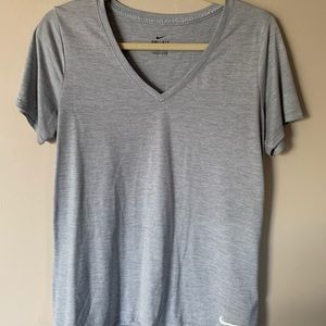 V-neck Nike dry fit top